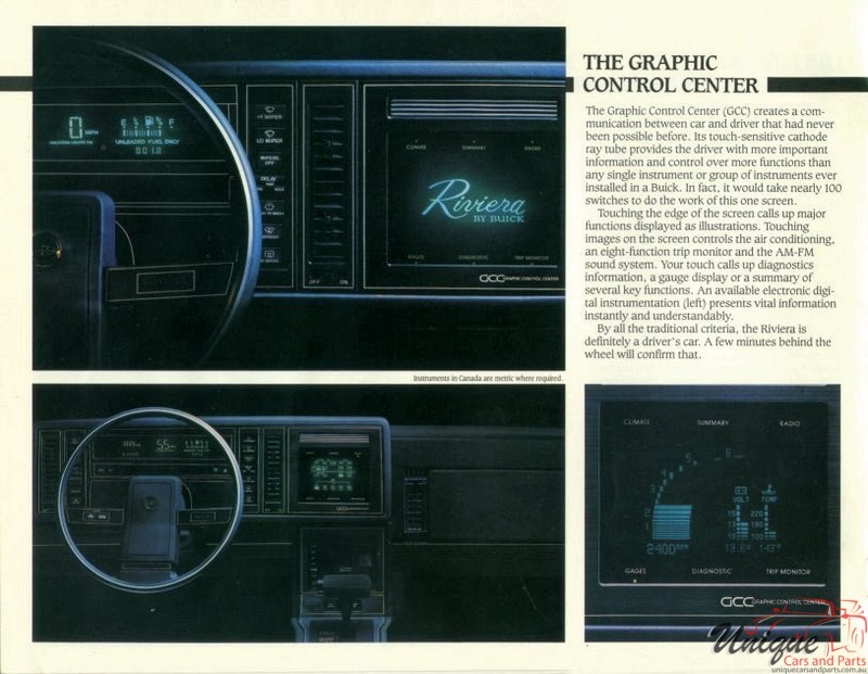 1986 Buick Riviera Canadian Brochure Page 3